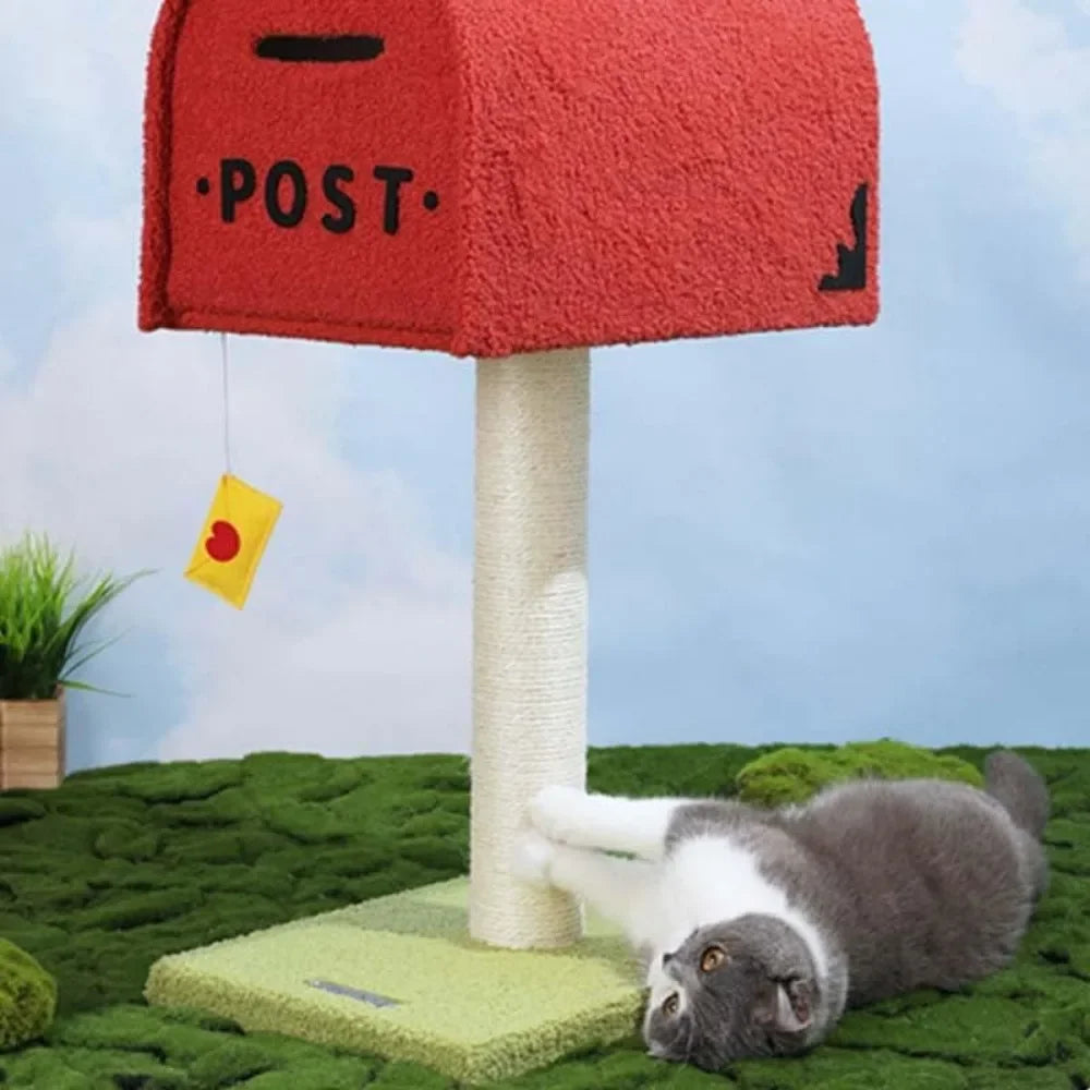 Unique Cat Tower with Sisal Scratching Post & Plush Bed Combo-Cat Tower and Scratching Post-United States-5-Colydia