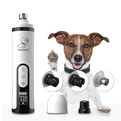 Whisper-Quiet Electric Pet Nail Grinder - Safe, Long-Lasting Care-Electric Pet Nail Grinder-1-Colydia