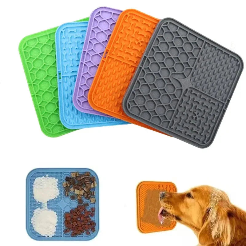 Silicone Lick Mat for Dogs - Stress Relief and Slow Feeding Aid-Lick Mat for Dogs-2-Colydia