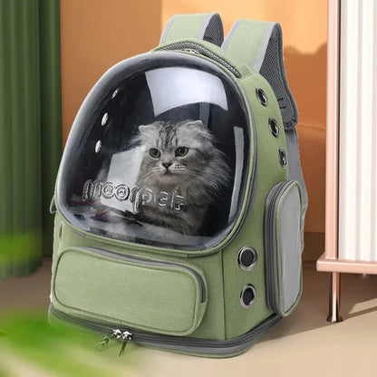 Comfortable Cat Backpack with Panoramic Porthole for Travel-Cat Backpack-1-Colydia