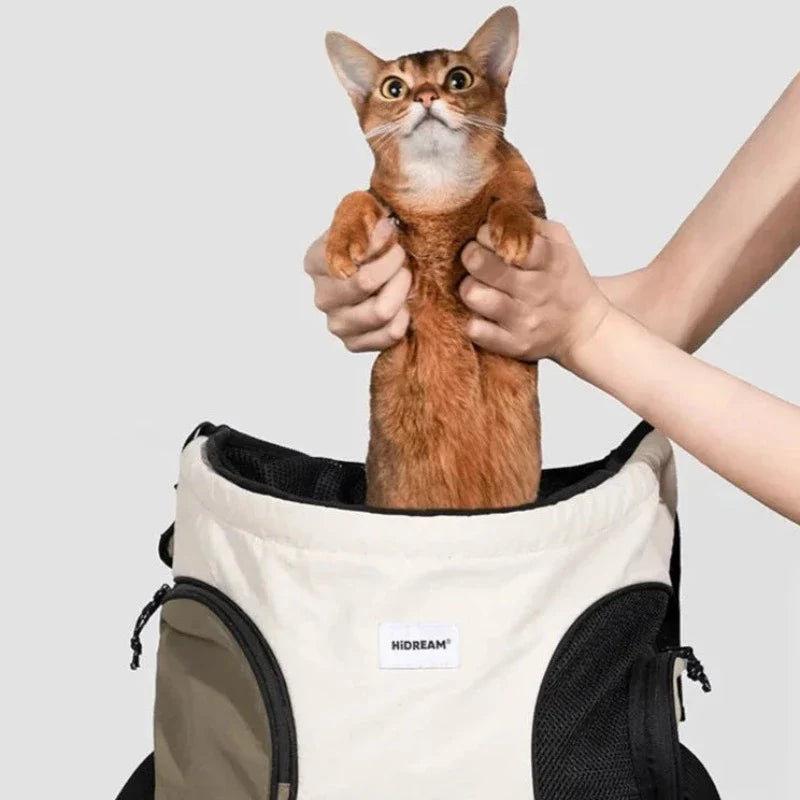 Ergonomic Cat Carrier Backpack with Padded Straps and Safety Features-Cat Carrier Backpack-6-Colydia