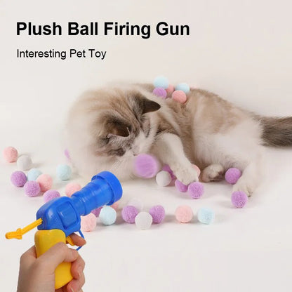 Cat Ball Launcher: Stimulate Hunting with Interactive Play Fun-Interactive Cat Toy-1-Colydia