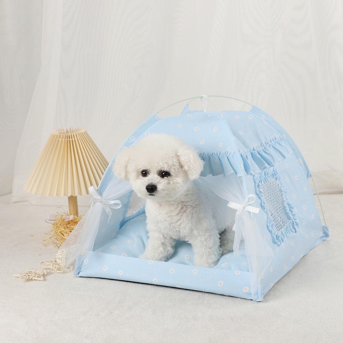 Cozy Cat Tent with Chic Design for Indoor and Outdoor Comfort-Cat Tent-Blue-S 35x35cm-China-2-Colydia