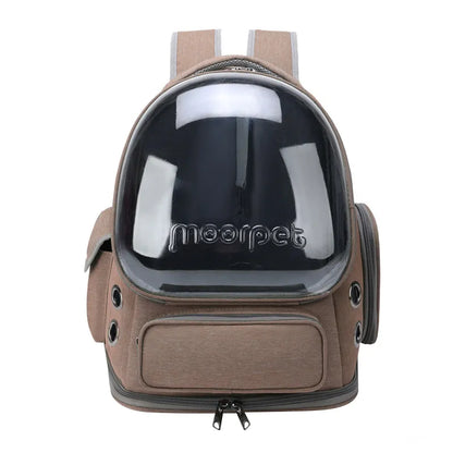 Comfortable Cat Backpack with Panoramic Porthole for Travel-Cat Backpack-Khaki-8-Colydia