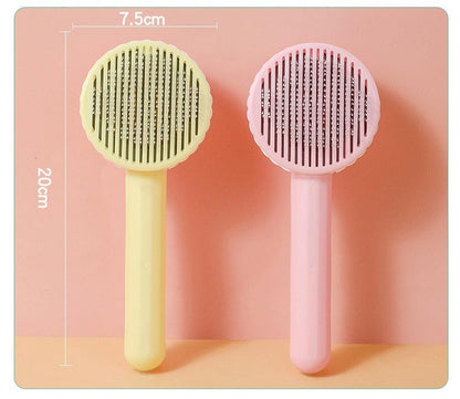 Self-Cleaning Pet Hair Removal Comb for Cats & Dogs-Self-Cleaning Pet Comb-12-Colydia