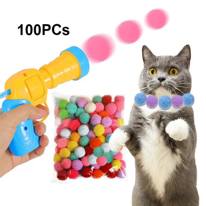 Cat Ball Launcher: Stimulate Hunting with Interactive Play Fun-Interactive Cat Toy-2-Colydia