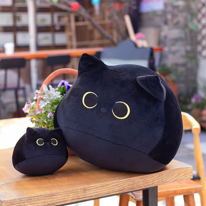 Kawaii Plush Cat Cushion - Soft, Cute, and Versatile Decor-Plush Cat Cushion-1-Colydia