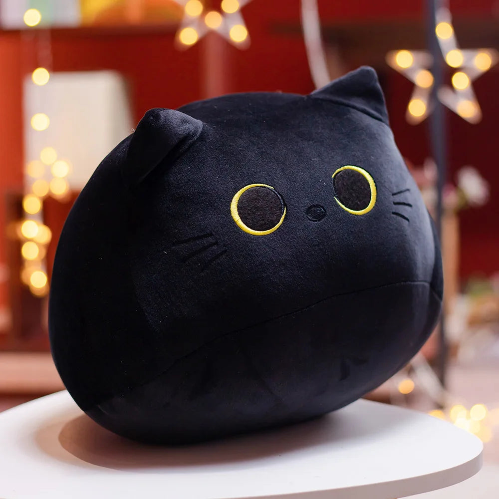 Kawaii Plush Cat Cushion - Soft, Cute, and Versatile Decor-Plush Cat Cushion-3-Colydia