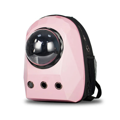 Luxury Cat Backpack with Bubble Window & Waterproof Design-Pet Carrier Backpack-Pink-3-Colydia