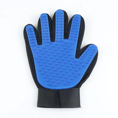 2-in-1 Pet Grooming Glove: Effortless Hair Removal & Massage-Grooming Glove for Pets-Blue-Left Hand-3-Colydia