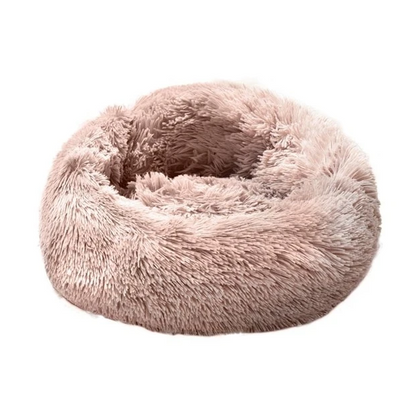 Donut Dog Bed for Anxiety & Joint Support - Cozy and Orthopedic-Dog Bed-Creamy White-XS - 20"-6-Colydia