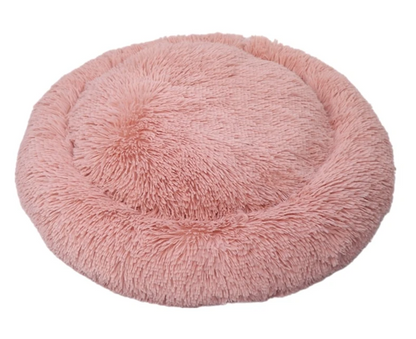 Donut Dog Bed for Anxiety & Joint Support - Cozy and Orthopedic-Dog Bed-Carnation Pink-XS - 20"-7-Colydia