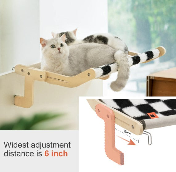 Adjustable Cat Hammock for Window Perching and Stress Relief-Cat Hammock-4-Colydia