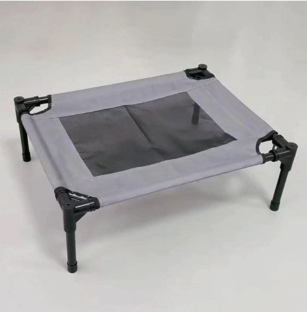 Durable Elevated Pet Bed with Canopy for Cooling & Comfort-Elevated Pet Bed-WagCot-1-Colydia