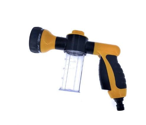 Dog Bathing Made Easy: 8-Mode Hose Sprayer with Soap Dispenser-Dog Bathing Hose Sprayer-Yellow-5-Colydia