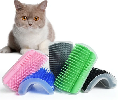 Cat Self Grooming Wall Brush - Reduce Shedding & Itch Relief-Cat Grooming Tool-2-Colydia