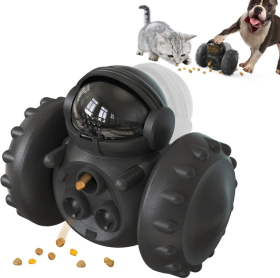 Interactive Slow Feeder Puzzle Toy for Dog & Cat, No Batteries Needed-Interactive Puzzle Feeder Toy-Black-1-Colydia