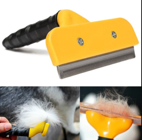 Pet Hair Remover Brush for Cats & Dogs | Grooming Tool 2023-Pet Grooming Brush-Medium (Most Popular)-2-Colydia