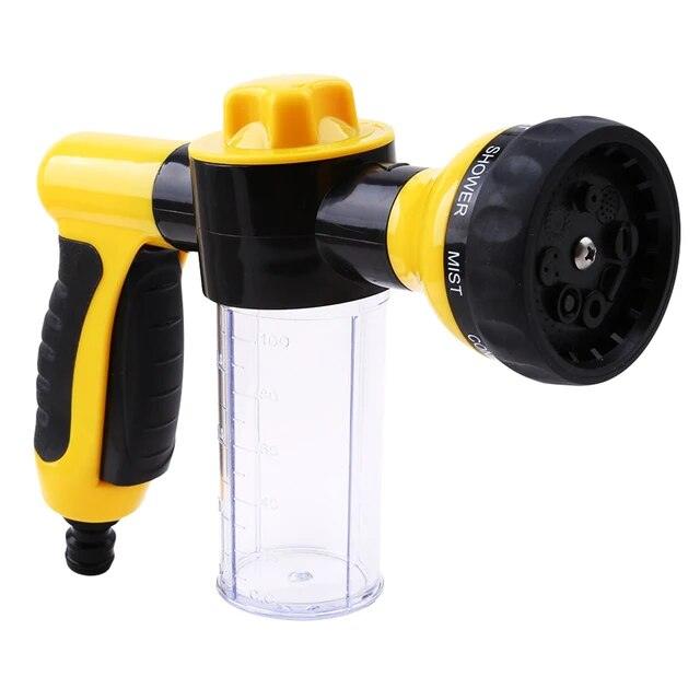 High-Pressure Pet Washer & Foam Gun with 8 Spray Modes-Pet Washer-Yellow with 2cup-1-Colydia