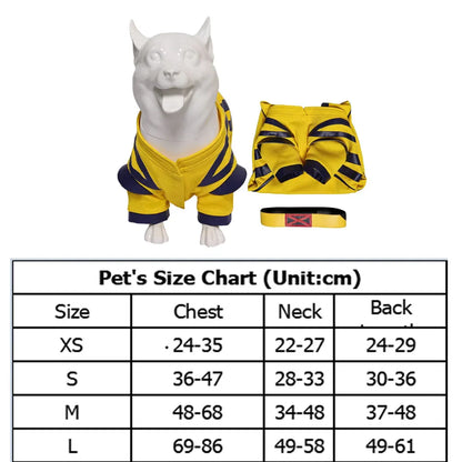 Dogpool & Wolverine Pet Costumes for Cats & Dogs - Halloween Fun-Pet Costumes-Pet Costume B-XS-8-Colydia