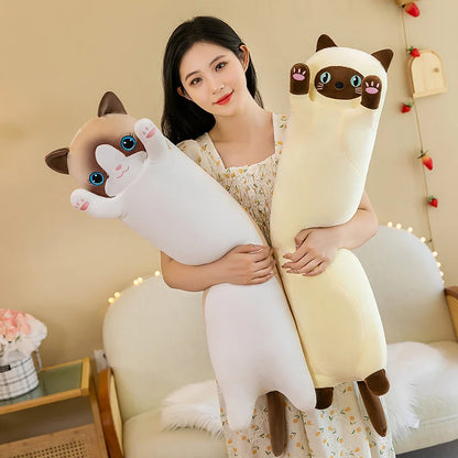 Adorable Kawaii Cat Body Pillow for Comfort and Relaxation-Body Pillow-3-Colydia