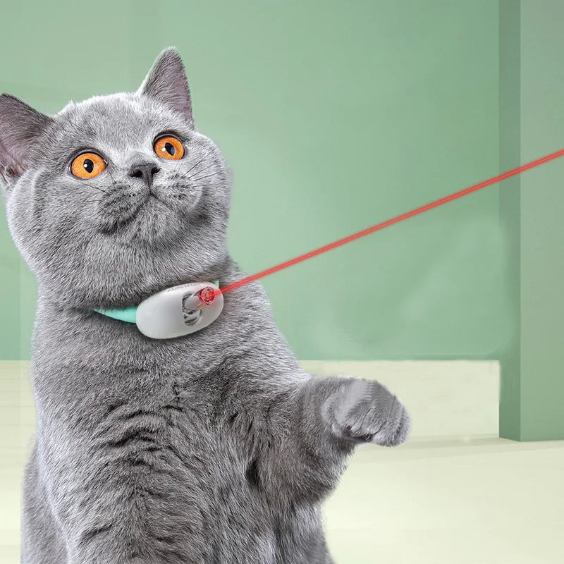 USB Rechargeable Cat Laser Collar for Interactive Play & Training-Interactive Cat Toy-1-Colydia