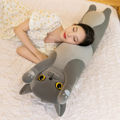 Adorable Kawaii Cat Body Pillow for Comfort and Relaxation-Body Pillow-4-Colydia