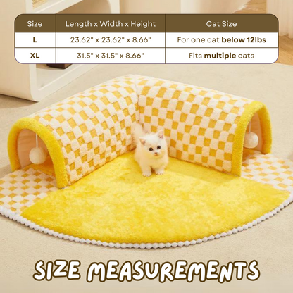 Cozy French Fries Cat Bed with Removable Layers and Non-Slip Base-Cat Bed-7-Colydia