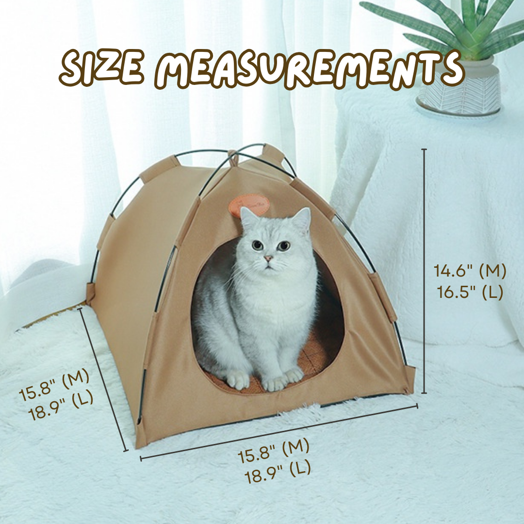 Cozy Cat Retreat Tent: Portable, Easy Setup for Play, Sleep & Travel-Cat Tent-8-Colydia