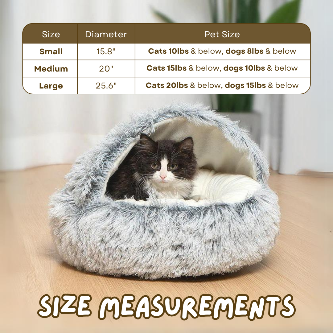 Cozy Cat French Fries Bed with Plush Layers and Non-Slip Padding-Cat Bed-8-Colydia