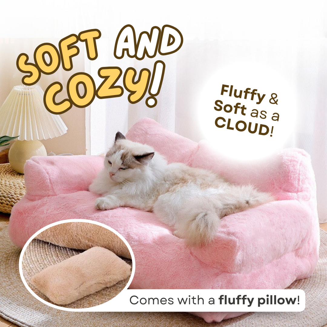 Luxury Cat Sofa Bed - Plush, Spacious, Perfect for Pampered Pets-Luxury Cat Bed-2-Colydia