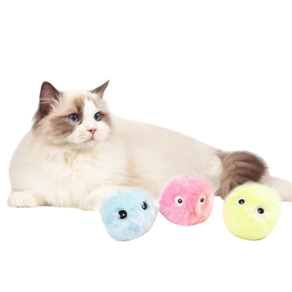 Interactive Chirping Cat Toy Balls - Multi-Sound & Catnip Holder-Cat Toy-1-Colydia