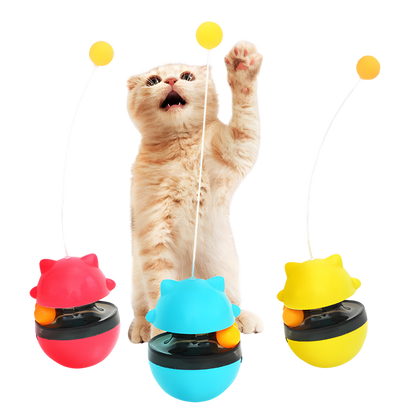 Interactive 3-in-1 Cat Wobbler Toy for Endless Entertainment-Interactive Cat Toy-1-Colydia