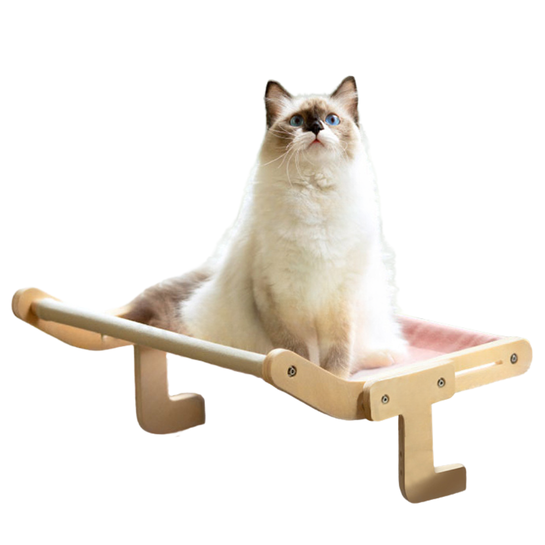 Cozy Bedside Cat Hammock for Elevated and Secure Sleeping Bliss-Cat Bedside Hammock-1-Colydia