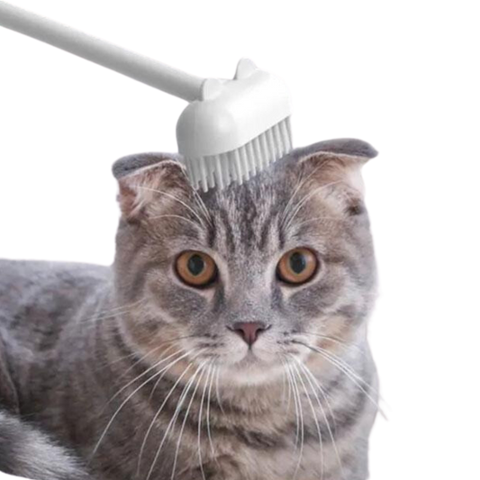 Cat Grooming & Massage Brush - Soft Bristle Tool for Relaxed Cats-Cat Grooming Brush-1-Colydia