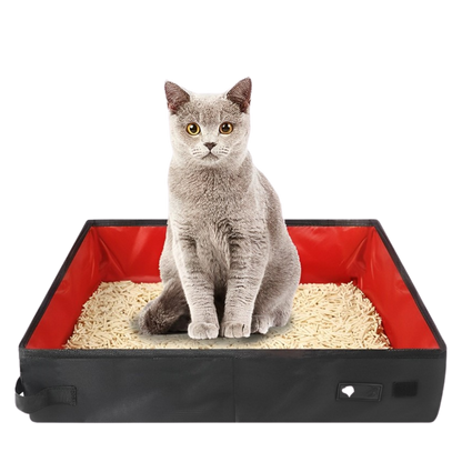 Portable Cat Litter Box for Travel: Compact, Hygienic & Leak-Proof-Portable Cat Litter Box-1-Colydia