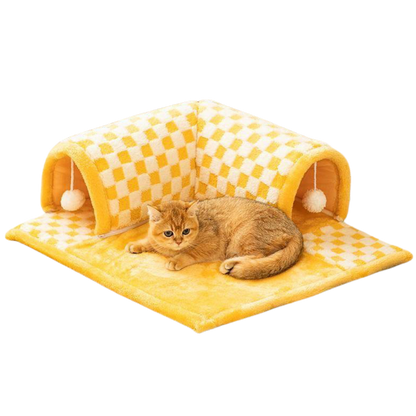 Cozy French Fries Cat Bed with Removable Layers and Non-Slip Base-Cat Bed-1-Colydia