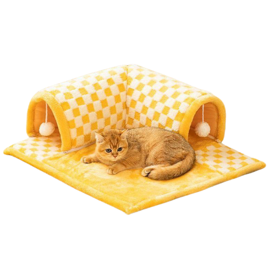 Cozy French Fries Cat Bed with Removable Layers and Non-Slip Base-Cat Bed-1-Colydia