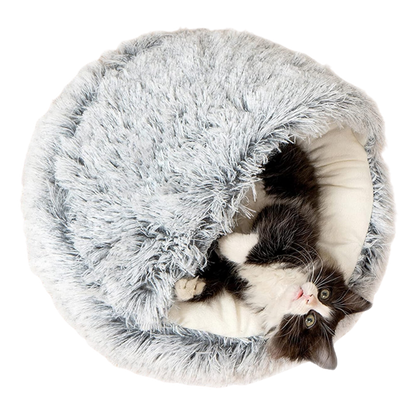 Cozy Cat French Fries Bed with Plush Layers and Non-Slip Padding-Cat Bed-1-Colydia