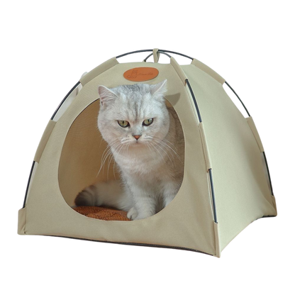 Cozy Cat Retreat Tent: Portable, Easy Setup for Play, Sleep & Travel-Cat Tent-1-Colydia