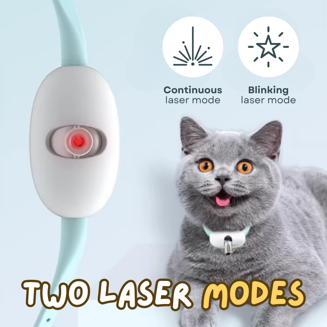 Interactive Laser Cat Collar – Automatic, Durable, and Adjustable Fun-Interactive Cat Toy Collar-4-Colydia