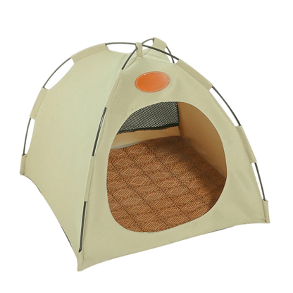 Cozy Cat Retreat Tent: Portable, Easy Setup for Play, Sleep & Travel-Cat Tent-White-Medium-9-Colydia