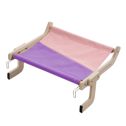 Cozy Bedside Cat Hammock for Elevated and Secure Sleeping Bliss-Cat Bedside Hammock-Purple-9-Colydia