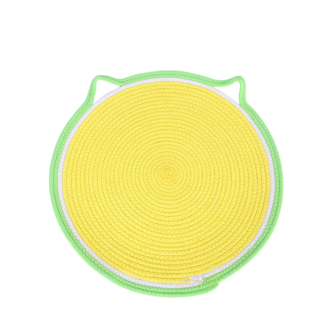 Cozy Plush French Fry Cat Bed with Customizable Layers & Anti-Slip Base-Cat Bed-Cantaloupe-15.8"-9-Colydia