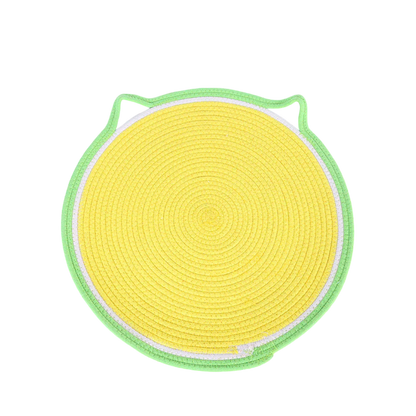 Cozy Plush French Fry Cat Bed with Customizable Layers & Anti-Slip Base-Cat Bed-Cantaloupe-15.8"-9-Colydia