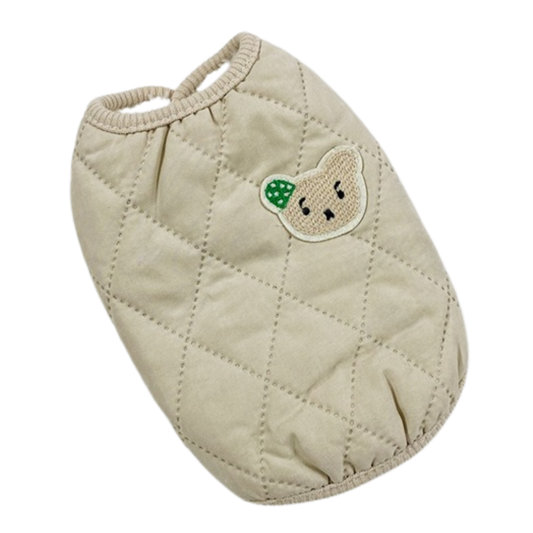 Thermal Pet Vest: Ultimate Warmth & Style for Cold Weather Comfort-Pet Clothing-White Bear-S (3-5 lbs pet)-6-Colydia