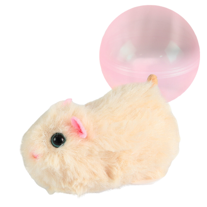 Automatic Running Hamster Toy for Cats - Fun, Healthy, Engaging-Automatic Running Cat Toy-Beige Hamster-9-Colydia