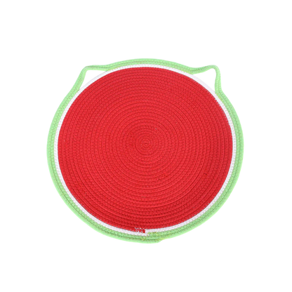 Cozy Plush French Fry Cat Bed with Customizable Layers & Anti-Slip Base-Cat Bed-Watermelon-15.8"-11-Colydia