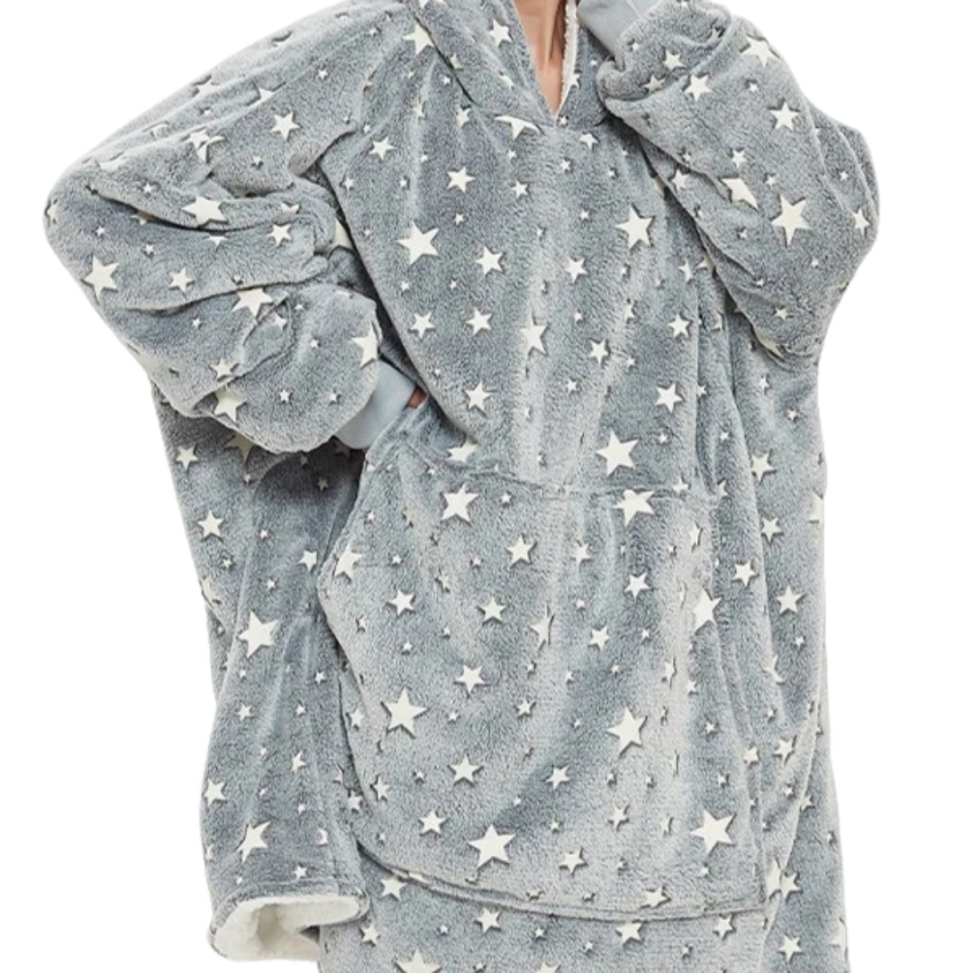 Sherpa Fleece Cat Hoodie with Spacious Kangaroo Pocket for Pets-Pet Apparel-Starry-12-Colydia