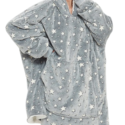 Sherpa Fleece Cat Hoodie with Spacious Kangaroo Pocket for Pets-Pet Apparel-Starry-12-Colydia